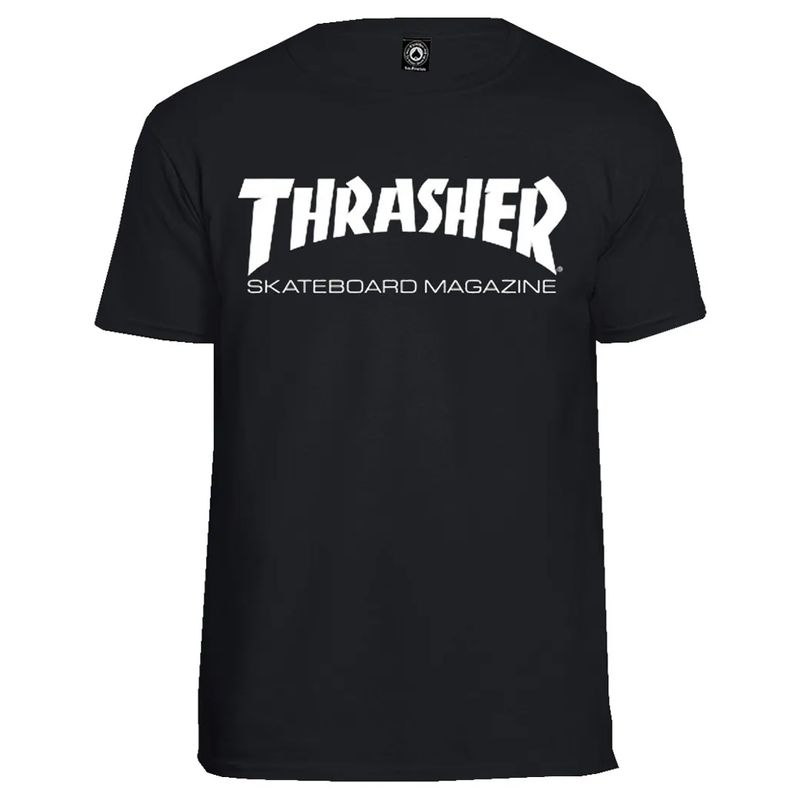 Remera outlet thrasher negra