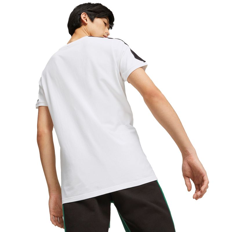 Camiseta Puma Hombre Iconic T7-Blanco PUMA