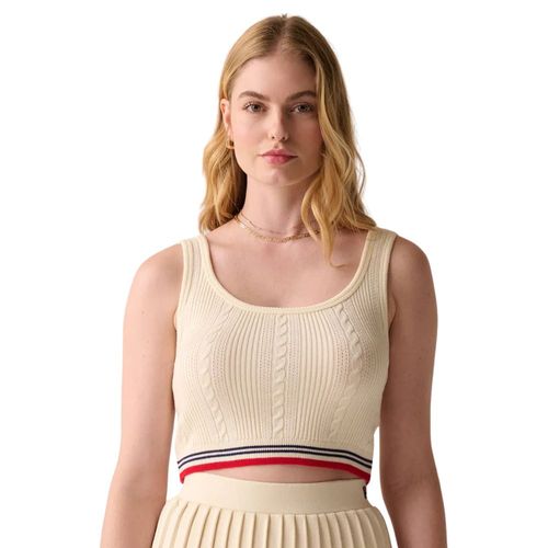 Top Mujer Fila Uc Slim Knit Stripe