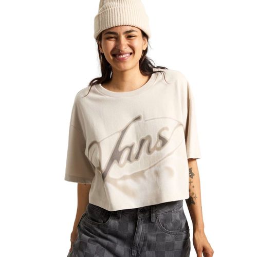 Remera Mujer Vans Afterburn Relaxed Crop